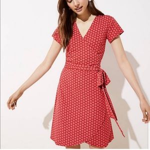 Ann Taylor Loft Jersey Wrap Dress